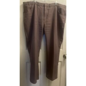 Vtg 70s 80's Scandia Woods Men's Boot Cut Pants 100% Polyester Size 46"x 28"